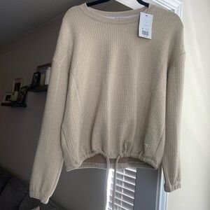NWT Zelos Tan Long Sleeve Top